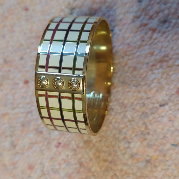 Coach Tattersall cuff bracelet 😍 - Picture 1 of 5